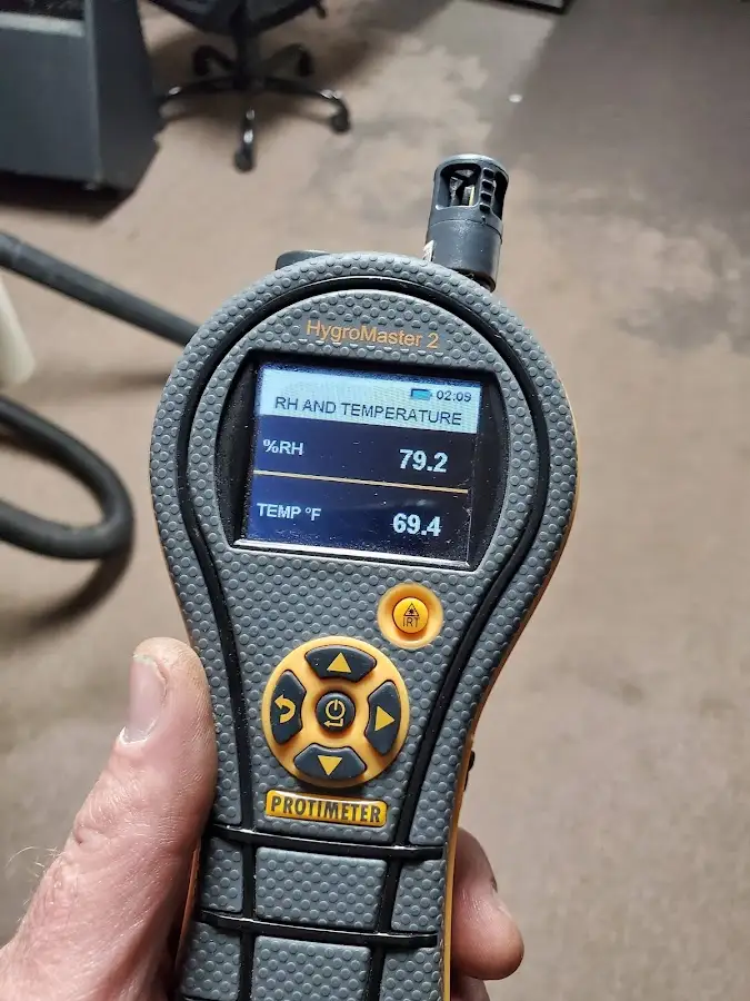 Moisture meter humidity assessment for Fire & Smoke Damage Restoration in Cortez